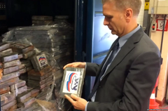В Бельгии задержали две тонны кокаина с логотипом «Единой России»