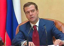 Путин утвердил кандидатуру Медведева на должность премьер-министра