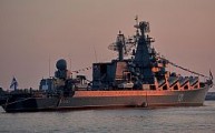 Флагман Черноморского флота России затонул в Черном море