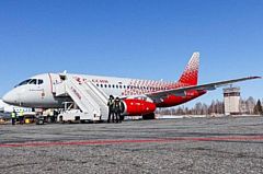 В Ижевск прибыл первый самолет авиакомпании «Россиия»