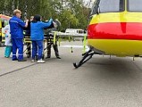 Мальчика с разрывом желудка эвакуировали из Глазова в Ижевск на вертолете