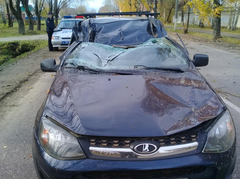 В Глазове дерево упало на движущийся автомобиль, пострадали два человек