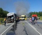 В аварии с автобусом в Красноярском крае погибли 11 человек