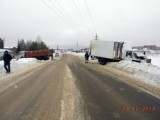 Два грузовика столкнулись в Глазове