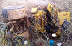 В Удмуртии в результате ДТП погиб водитель перевернувшегося трактора