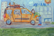 Маленькая художница из Ижевска выиграла автомобиль Lada Largus