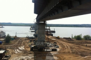 Мост через Каму будет открыт не раньше марта 2017 года