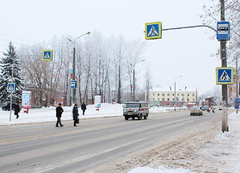 В Глазове перенесли пешеходный переход на улице Кирова