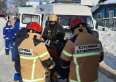 В Глазове спасатели помогли пострадавшим после обрушения межэтажного перекрытия