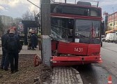 Четыре пассажира ижевского троллейбуса получили травмы в ДТП