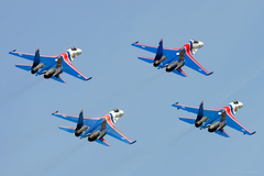 Жителей Ижевска напугали летающие над городом истребители Су-30