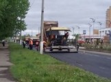 Дорожные работы в Глазове продолжаются ремонтом улицы Калинина
