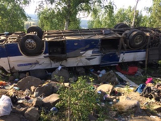 В Забайкальском крае перевернулся пассажирский автобус, погибли 12 человек