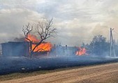 В деревне Старая Бисарка Сарапульского района произошел крупный пожар
