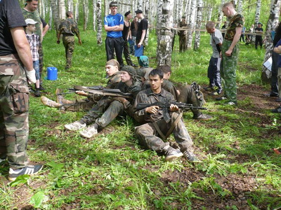 Сдача экзамена на право ношения Черного берета