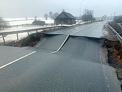 В Удмуртии смыло дорогу между Глазовом и Ижевском