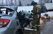 В аварии в Можгинском районе Удмуртии погибли три человека