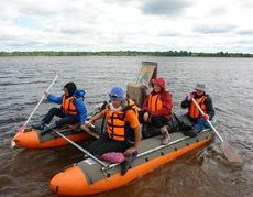 Верующие Удмуртии совершили водный крестный ход 