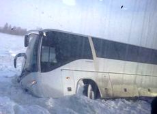 Автобус с хоккеистами «Спутника» попал в аварию