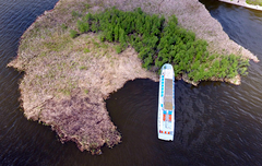 Плавучий остров на Ижевском пруду ликвидируют осенью 
