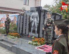 В Можге установили памятник погибшим под Ржевом в 1942 году