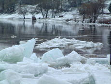 В Чепце отмечается подъем уровня воды 