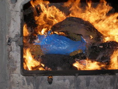 В Ижевске сожгли более 55 кг наркотиков