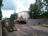 В Глазове строители вскрыли второй провал на улице Кирова