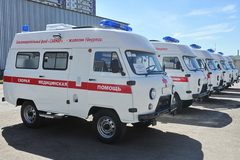 Районы Удмуртии получили 5 новых автомобилей скорой помощи