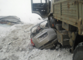 В Удмуртии на трассе Якшур-Бодья – Игра водитель «Тойоты» погиб в лобовом столкновении с грузовиком